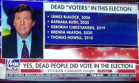 Nhà báo tung bằng chứng tố 'người chết' đi bầu Tổng thống Mỹ